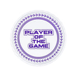 GEN2 2" Purple&White Player Of The Game Coin