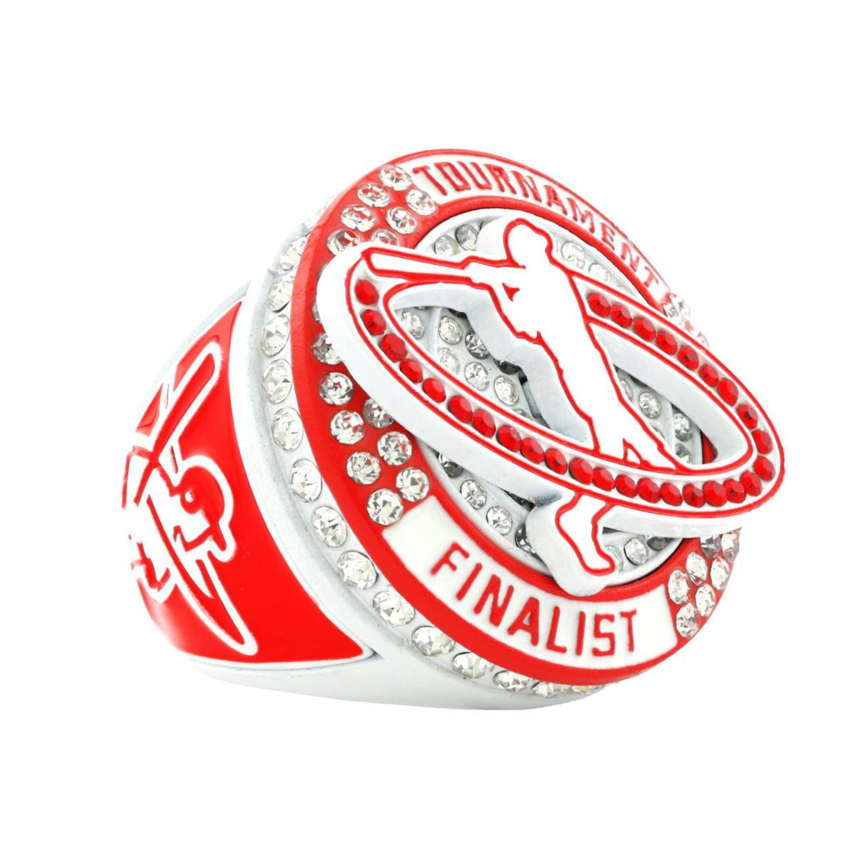 GEN26C Baseball Red&White Tournament Finalist Ring