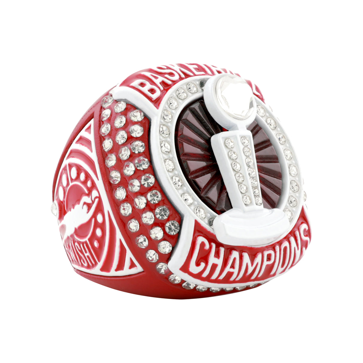 Basketball25 Crimson Red Champions Ring