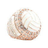 Volleyball26 Rose Gold Finalist Ring