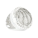 Basketball3 White2 Finalist Ring