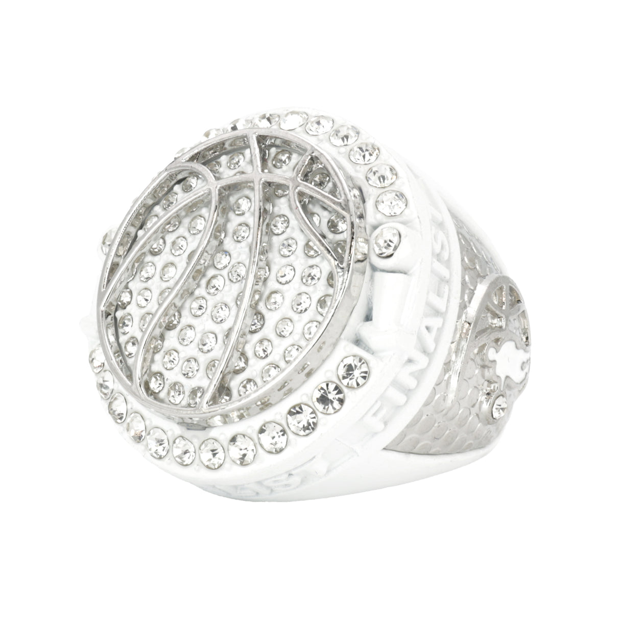 Basketball3 White2 Finalist Ring