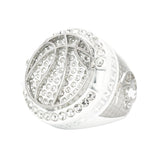 Basketball3 White2 Finalist Ring