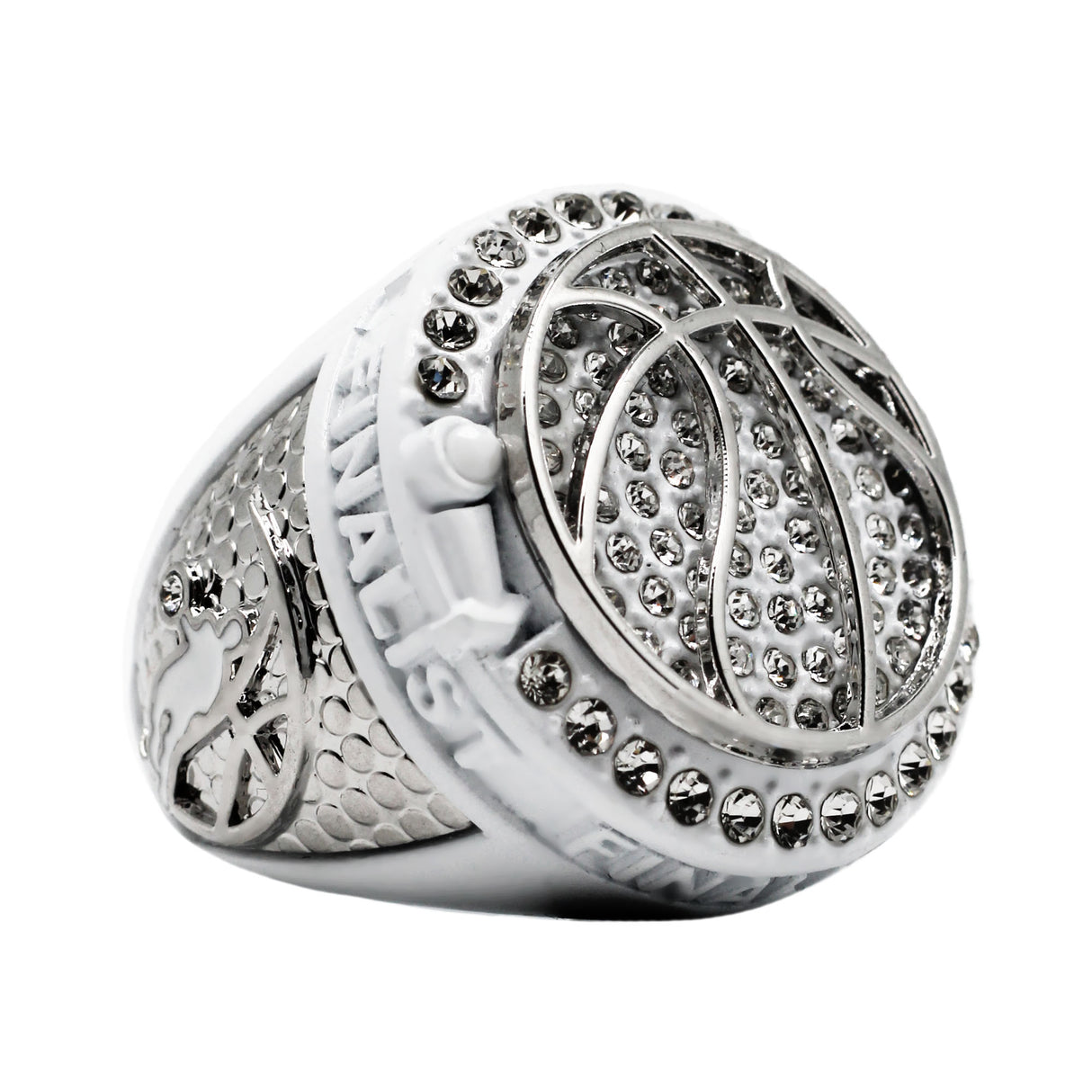 Basketball3 White Finalist Ring
