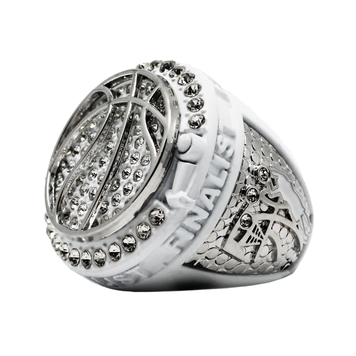 Basketball3 White Finalist Ring