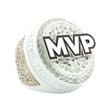 MVP26 White Silver Ring