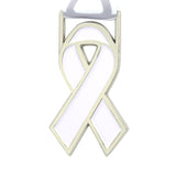 MED26 Ribbon Silver&White