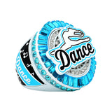 Dance27 Baby Blue All Stones Ring