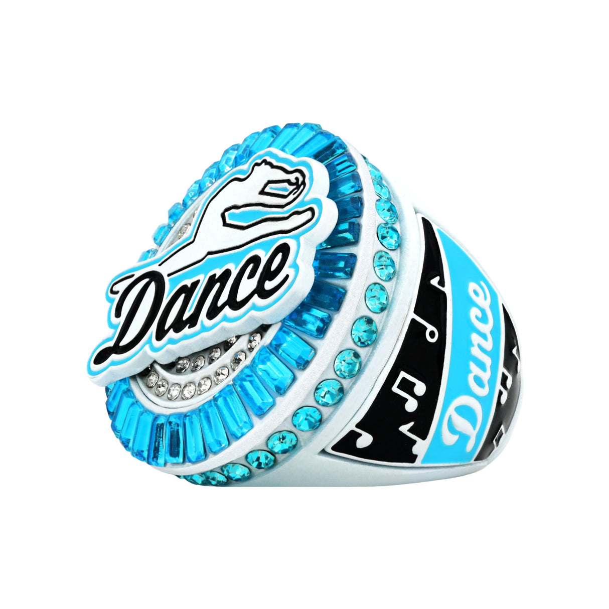 Dance27 Baby Blue All Stones Ring