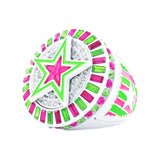 Star26 White&Watermelon Ring