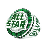 AllStar27 Green&White Ring
