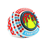GEN27 Drip Softball White Candy Tournament Champions Ring