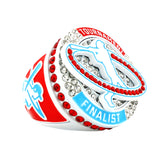 GEN26C Baseball Red&White&Blue 2 Tournament Finalist Ring