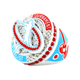 GEN26C Baseball Red&White&Blue 2 Tournament Finalist Ring