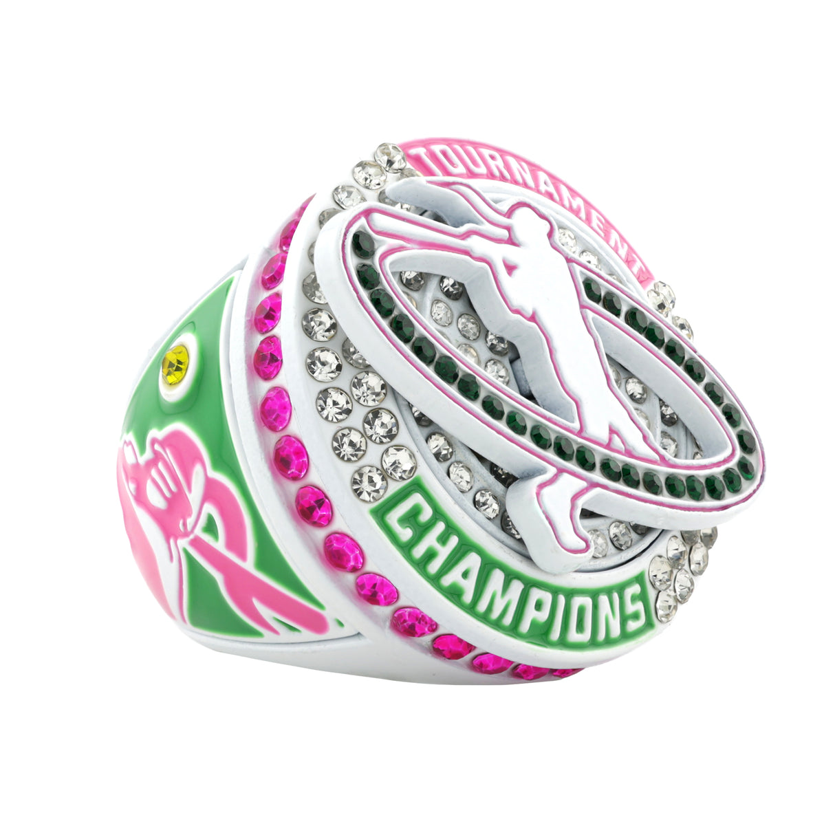 GEN26C Softball Pink&Green Tournament Champions Ring