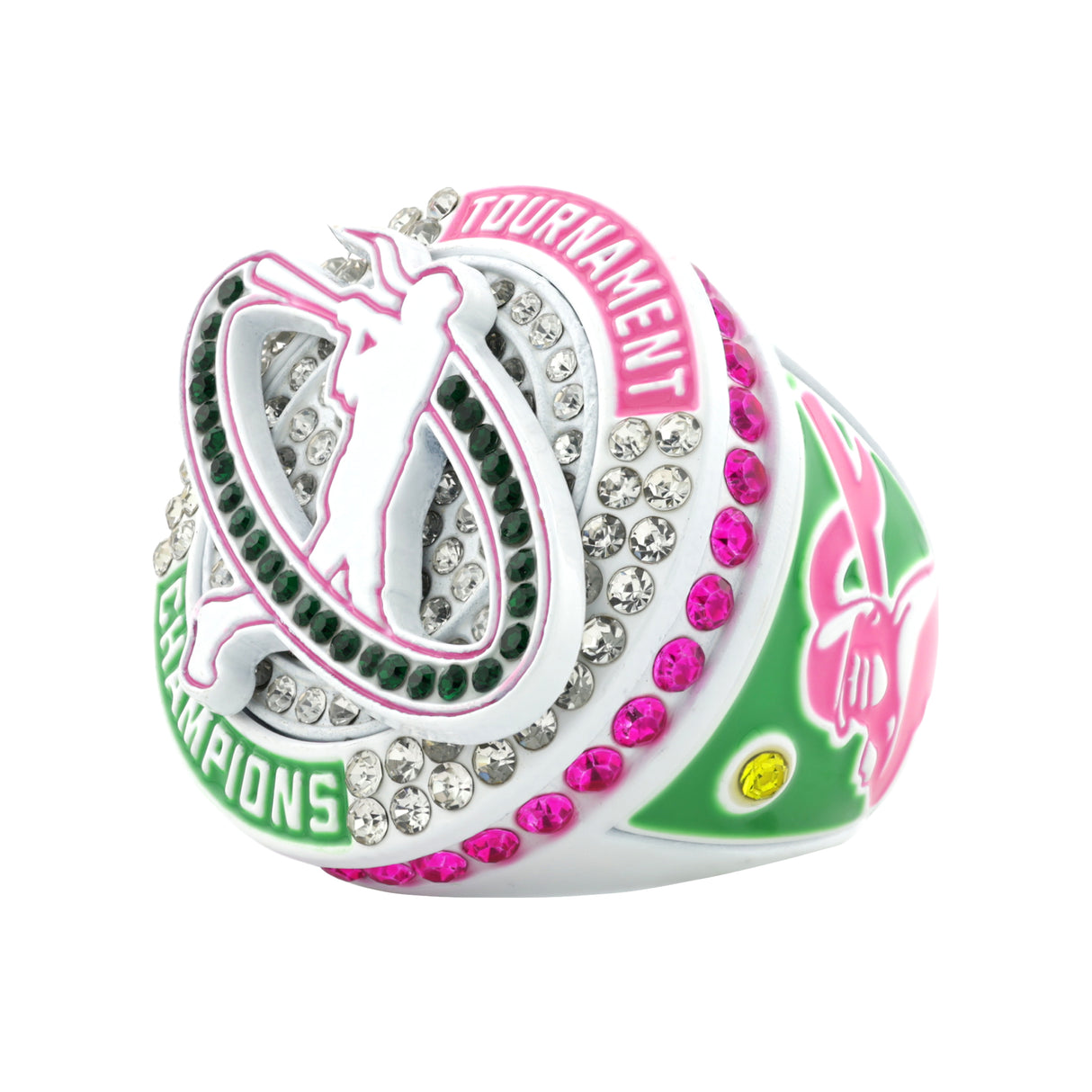 GEN26C Softball Pink&Green Tournament Champions Ring