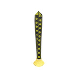 MED27 4'' Gold/Black&Yellow Football Medal
