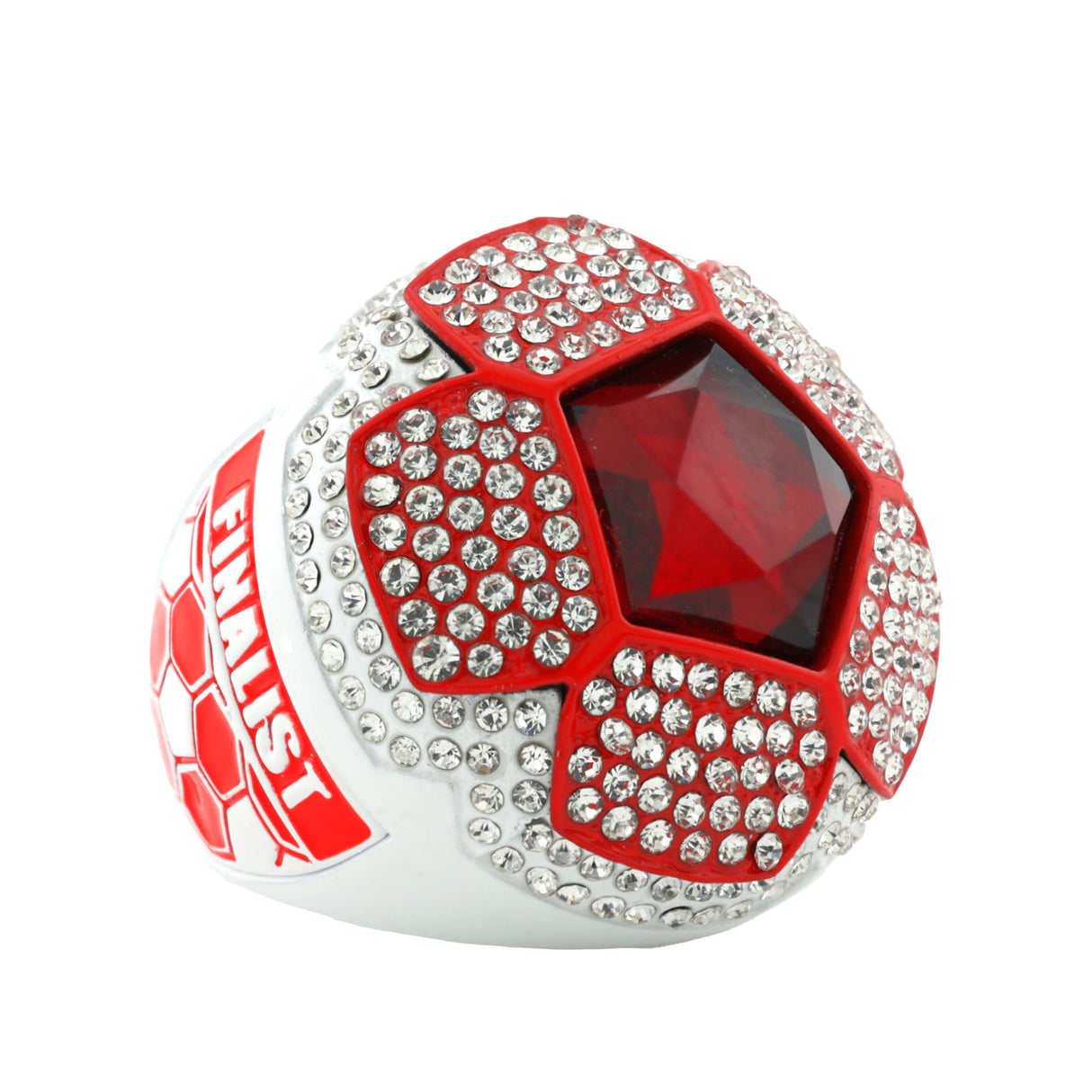 Soccer25 Red&White Finalist Ring