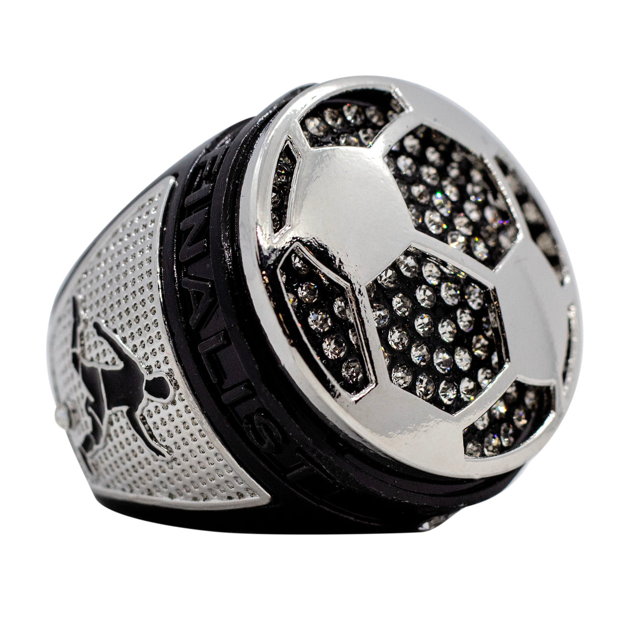 Soccer2 Black Finalist Ring