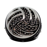 Volleyball Black Finalist Ring