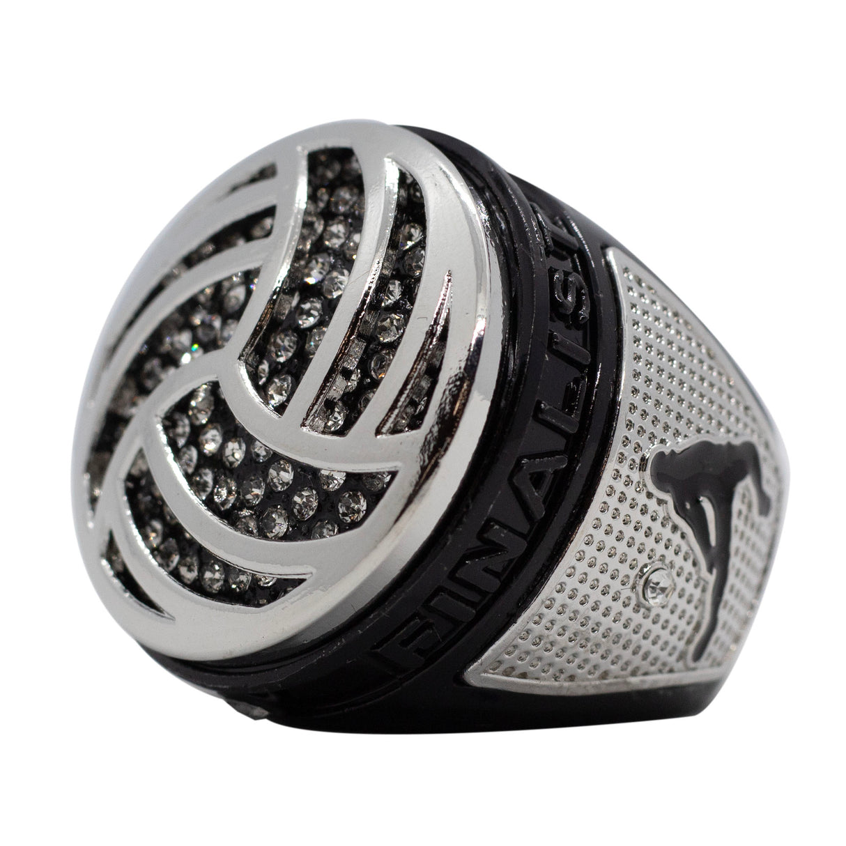 Volleyball Black Finalist Ring