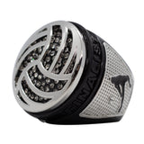 Volleyball Black Finalist Ring